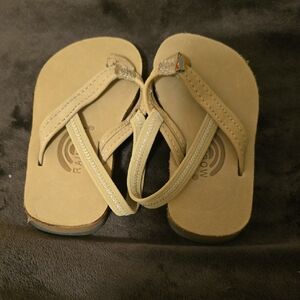 Tan Toddler Flip Flop Sandals